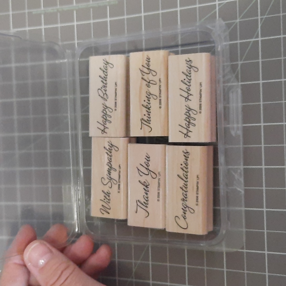 Warmest Regards Stampin Up set